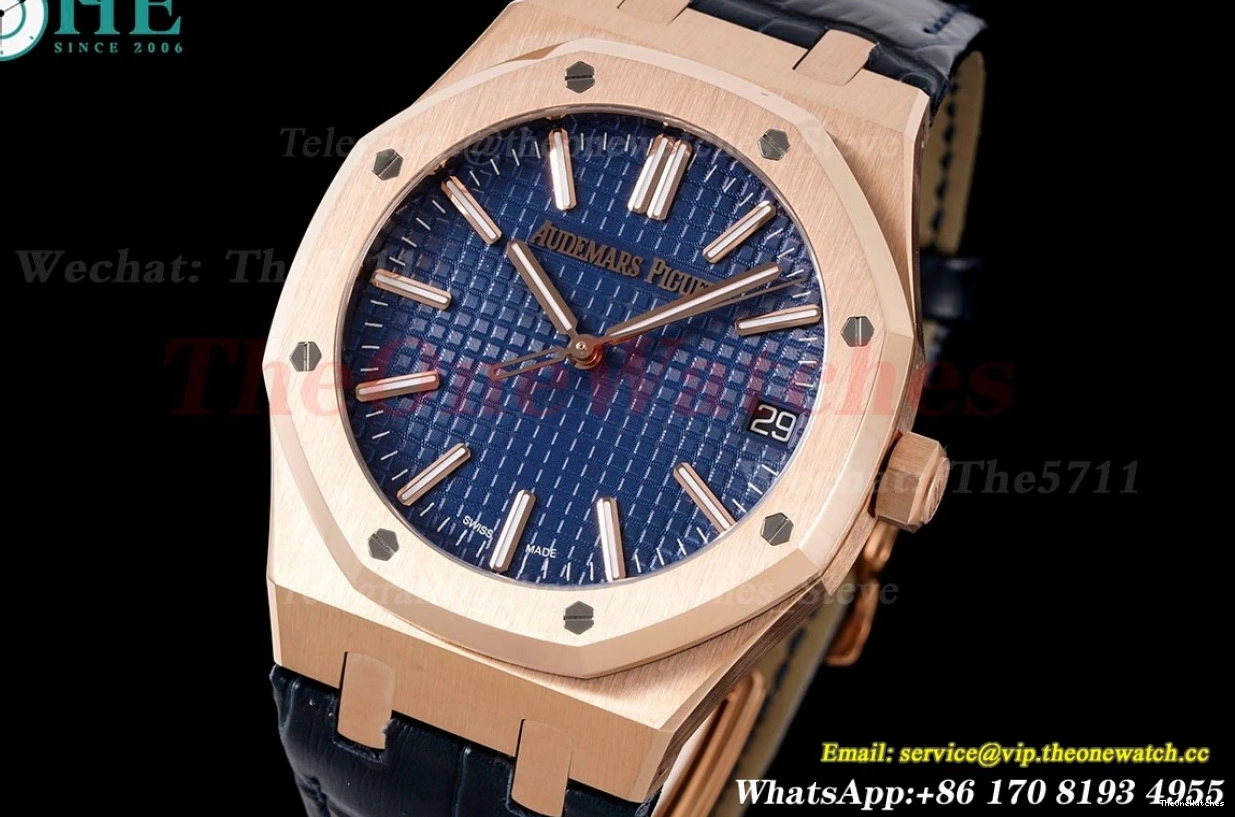 Super Clone Oak LE RG A4302 APSF Blue 15510 Royal 41mm Stk 0223